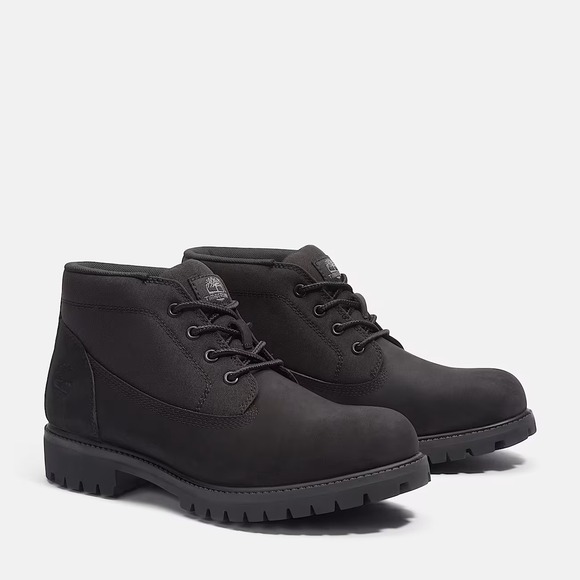Timberland Redwood Falls Waterproof Chukka‎ Boots Mens Black Leather Size 10 main image 6